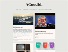 Tablet Screenshot of agoodid.se